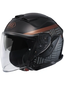 Kask otwarty Shoei J-Cruise 3 Acconic TC-9 czarno-brązowy