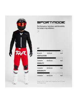 Spodnie cross Thor Sportmode Strike czarne