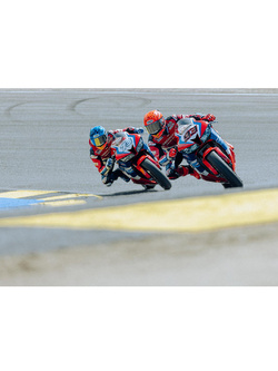 Kask integralny Shoei X-SPR PRO Escalate TC-4 czerwono-zielony