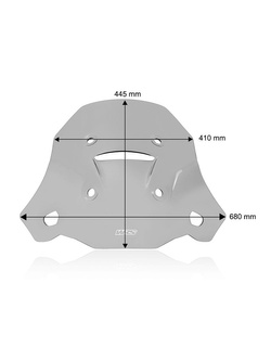 Szyba motocyklowa WRS Standard Plus Aprilia Tuareg 660 (22-24) przyciemniana