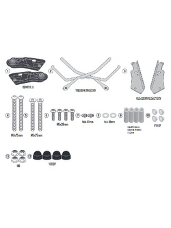Stelaż pod sakwy boczne GIVI Remove-X Yamaha Tracer 7/ GT (20-24)