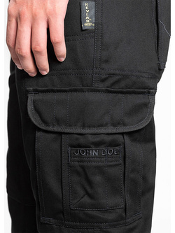 Spodnie motocyklowe tekstylne John Doe Cargo Regular czarne