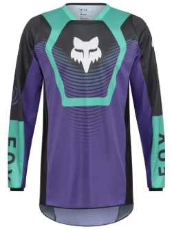 Bluza enduro Fox 180 Collect czarno-fioletowo-niebieska