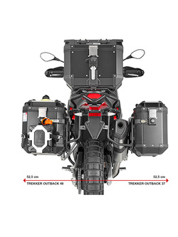Stelaż kufrów bocznych Monokey Cam-Side GIVI Aprilia Tuareg 660 (21-)/ Rally (25-)