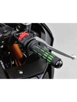 Manetki Daytona Products GrippyGrip GGD-Tapered-SP do kierownic o średnicy 22,2 [mm] czarno-zielone