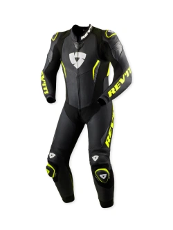 Kombinezon motocyklowy jednoczęściowy REV’IT! Argon 3 czarno-fluo żółty