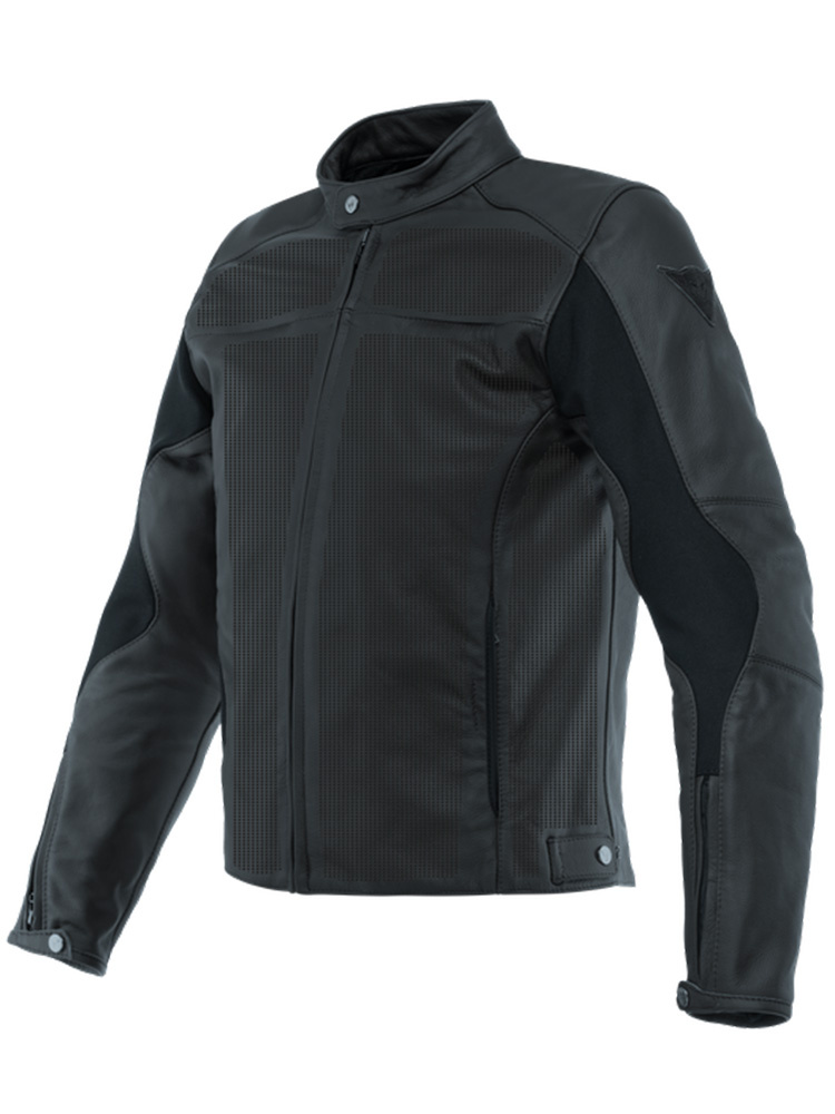 Kurtka motocyklowa skórzana Dainese Razon 2 Perforowana czarna