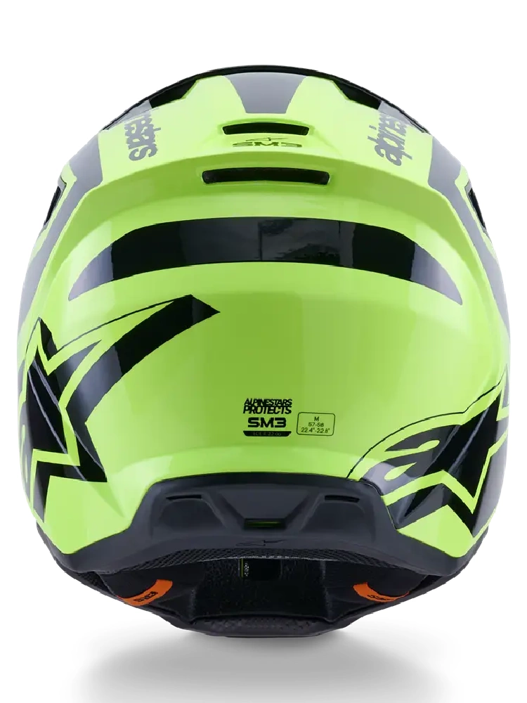 Kask enduro Alpinestars SM3 Heat czarno-zielone