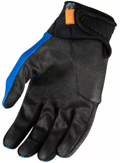 Rękawice motocyklowe Icon Anthem 3 niebiesko-czarne