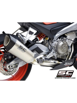 Pełny układ wydechowy SC-Project SC1-R Aprilia Tuono 660 (21-) tytan