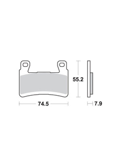 KLOCKI HAMULCOWE SBS 894 HS