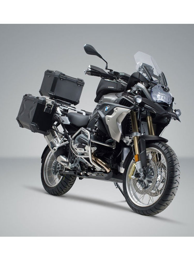 Zestaw: kufry boczne + kufer centralny + stelaże TRAX ADV do motocykla BMW R 1200 GS (12-)/ R 1250 GS (18-), R 1200 GS LC Rallye (16-21)