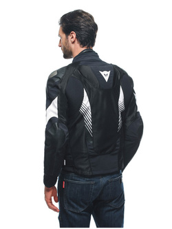 Kurtka motocyklowa tekstylna Dainese Super Rider 2 Absoluteshell czarno-biała