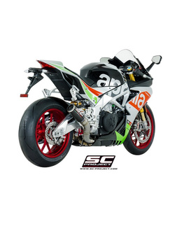 Tłumik CR-T High Position Carbon Fiber SC-Project do Aprilia RSV4 RF/RR 2017