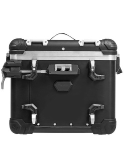 Kufer boczny z anodowanego aluminium czarny ZEGA Evo Touratech "And-B" (38L) lewy
