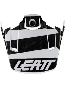 Wymienny daszek do kasku Leatt Moto 3.5 biało-czarny
