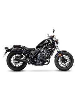 Tłumik motocyklowy LeoVince Classic Racer czarny Honda CMX 500 Rebel (17-24) [z homologacją]