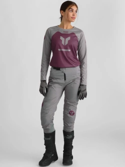 Bluza enduro damska Thor Ridemode fioletowo-szara