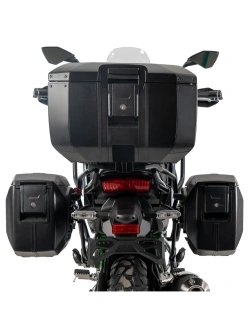 Zestaw: stelaż Smartrack z kufrem centralnym czarnym Hepco&Becker Xcore Kawasaki KLE 500/SE (26-)
