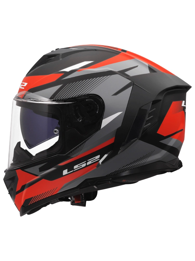 Kask integralny LS2 FF818 Storm III Komai czarno-czerwony
