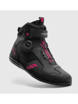 Buty motocyklowe Rebelhorn Spark 3 czarno-różowe