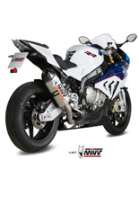 Pełny układ wydechowy (Speed Edge) MIVV do BMW S1000 RR (15-16) srebrny