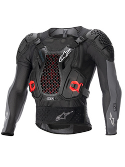 Zbroja motocyklowa Alpinestars Bionic Plus V2 czarno-czerwono-szara