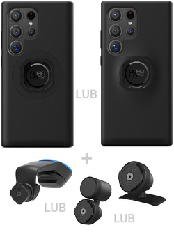 Zestaw do samochodu: etui na telefon Samsung Galaxy S24 Ultra + mocowanie Quad Lock