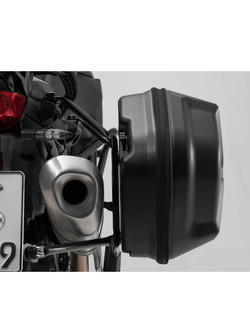 Zestaw: kufry boczne + stelaże EVO ABS ® Aero System Sw-Motech do KTM 990 SM R (07-13), 990 SM (07-), SM T (08-14) [pojemność: 2 x 25 L]