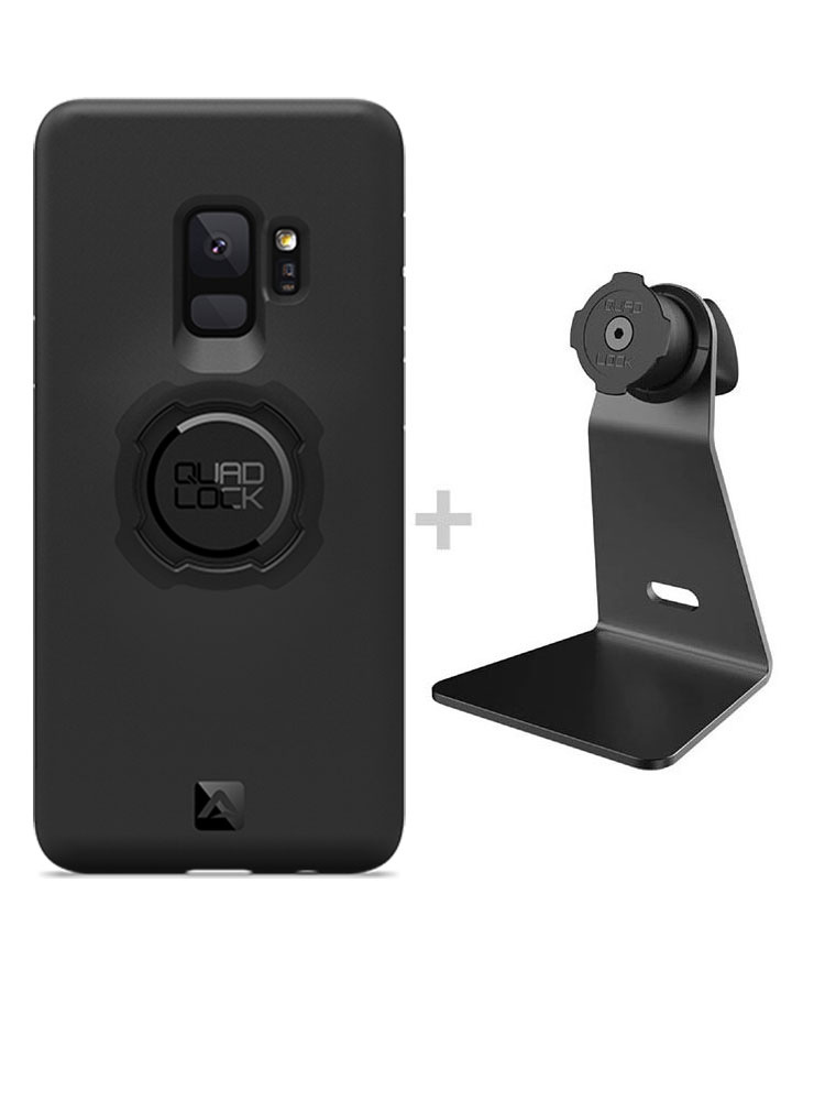 Zestaw na biurko: etui na telefon Samsung Galaxy S9 oraz uchwyt Quad Lock