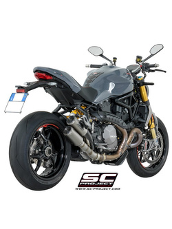 Dwa Tłumiki CR-T Slip-on SC-Project do Ducati MONSTER 1200 S [17]
