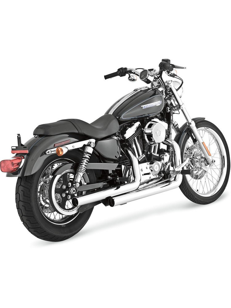 Pełny układ wydechowy Vance & Hines Straightshots chrom do Harley Davidson XL (04-13)