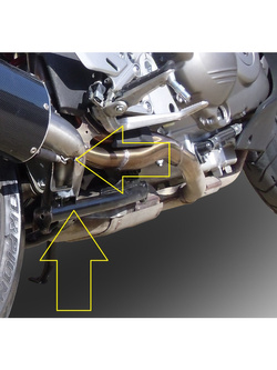 Tłumik G.P.R Trioval [Slip-On, Stainless Steel] - Honda VFR 800 X Crossrunner [11-14]