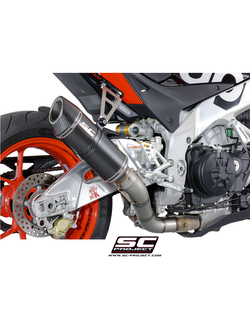 Tłumik SLIP-ON OVAL RACING SC-Project do Aprilia TUONO V4 FACTORY / RR 15-16