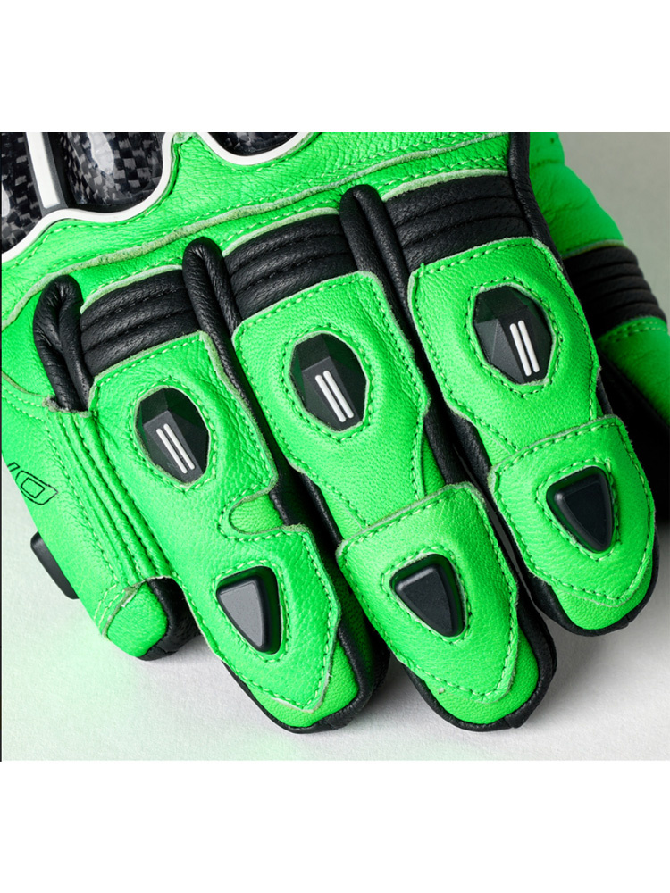 Rękawice motocyklowe skórzane RST Tractech Evo 4 Neon