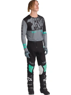 Rękawice cross Thor Sportmode Mind Control czarno-szare 