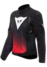 Kurtka motocyklowa damska tekstylna Dainese Super Sprint D-Dry czarno-różowo-biała