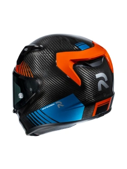 Kask integralny HJC RPHA 12 Carbon Tovin czarno-niebiesko-pomarańczowy