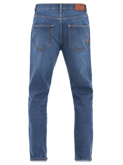 Jeansy motocyklowe John Doe Classic Tapered Mono niebieskie