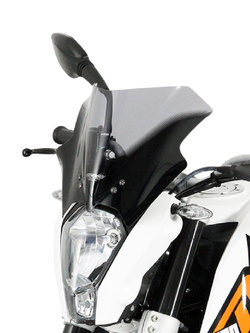 Szyba motocyklowa MRA Racing "R" KTM Duke 125/ 200/ 150/ 390 (-16) przyciemniana