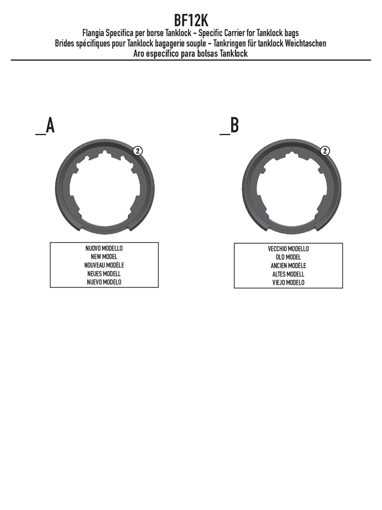 Mocowanie TankLock do Tankbag Kappa