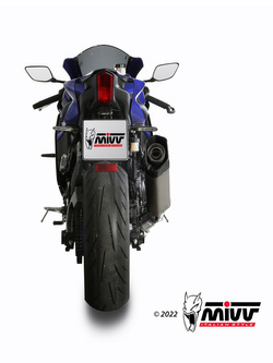 Pełny układ wydechowy (SR-1) MIVV do Yamaha YZF-R7 (22-) titanium