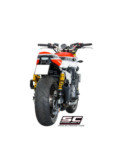 Tłumik SC-Project Conical Stainless Steel / Matt Black (Slip-on) - Yamaha XJR 1300 / RACER [15-16]