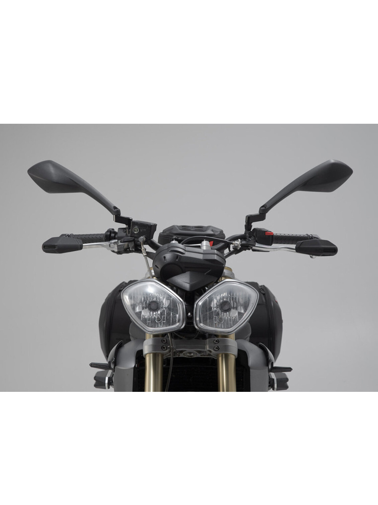 Osłony klamki hamulca i sprzęgła z osłoną przed wiatrem Sw-Motech Triumph Street Triple 675 (07-16)