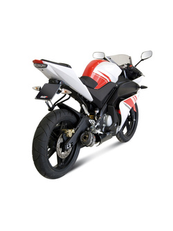 Pełny układ wydechowy (Suono) MIVV do Yamaha YZF-R125 (08-13) srebrny