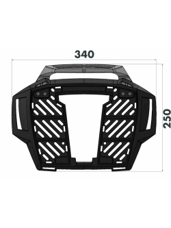 Stelaż pod kufer centralny Hepco&Becker AluRack Aprilia Tuareg 660 (25-)