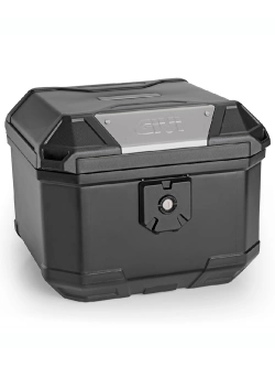 Kufer centralny GIVI Monolock B38 BERNINA z systemem Crablock, czarny [płyta montażowa w zestawie; poj.: 38l]