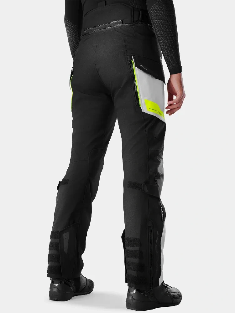 Spodnie motocyklowe tekstylne Shima Dune 2.0 G2 czarno-białe-fluo