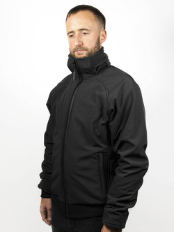 Kurtka motocyklowa tekstylna John Doe Softshell 2 in 1 czarna