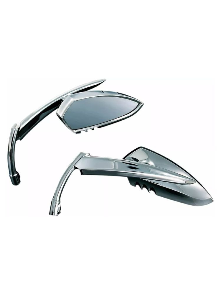 Lusterka motocyklowe Kuryakyn Scythe aluminiowe chromowane